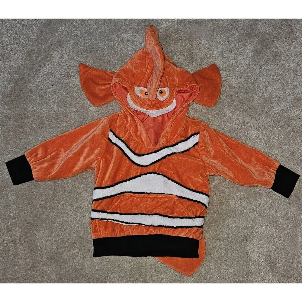 Orange Clown Fish Halloween Costume Baby 18-24 Months JACKET ONLY Handmade Nemo